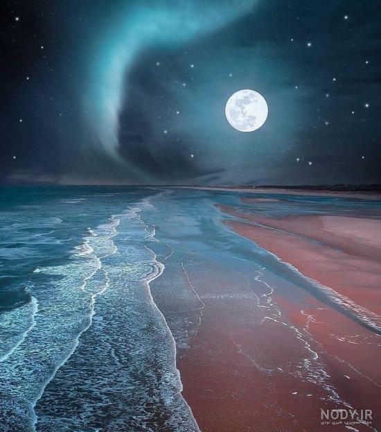عکس ماه و ستاره رویایی
