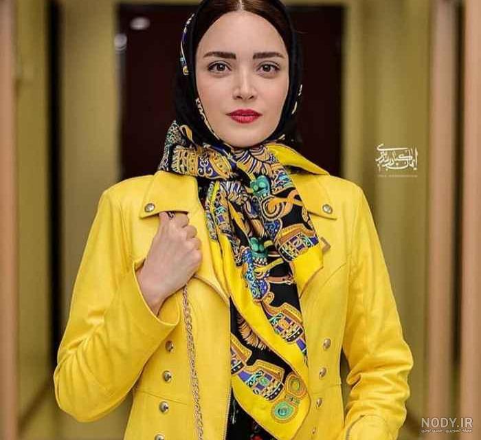 عکس با حجاب بهنوش بختیاری