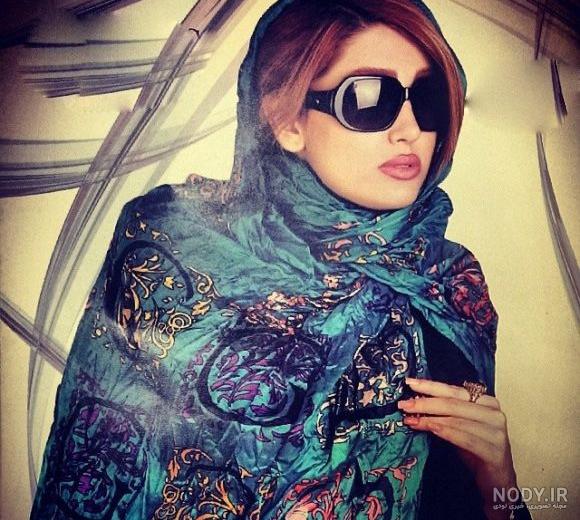 عکس دختر زیبا شال