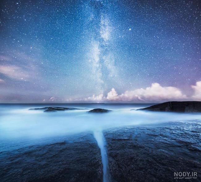 عکس خفن عکس ستاره واقعی در شب از نزدیک