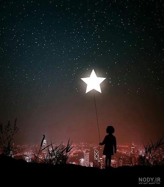 عکس خفن عکس ستاره واقعی در شب از نزدیک