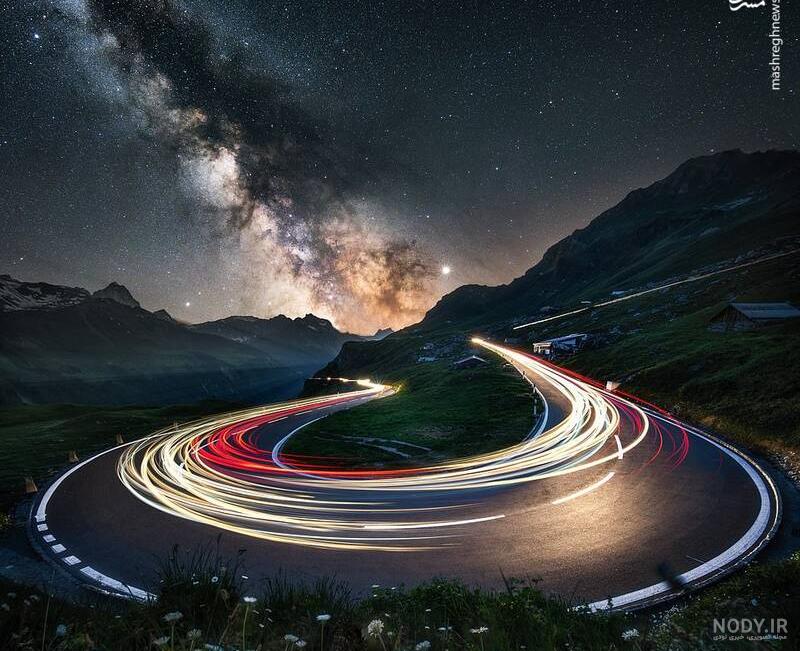 عکس خفن عکس ستاره واقعی در شب از نزدیک