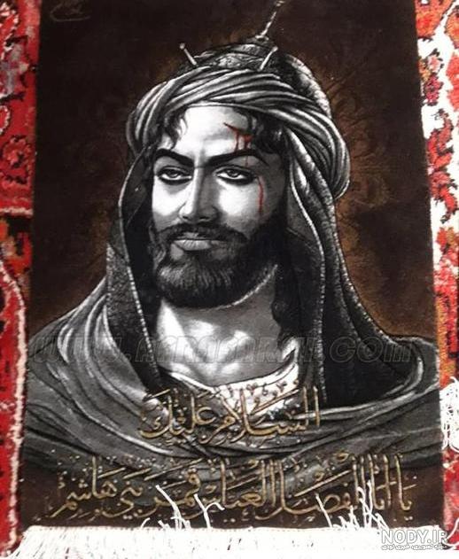 عکس نقاشی حضرت عباس ع عکس نقاشی حضرت عباس ع