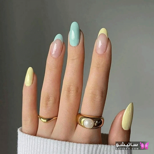 عکس ژلیش ناخن رنگ سفید عکس ژلیش ناخن رنگ سفید