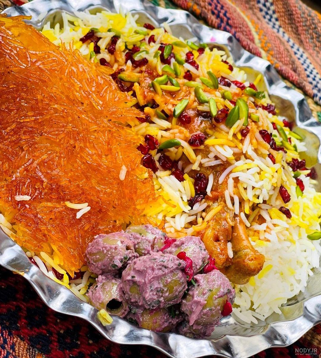 عکس غذا زرشک پلو