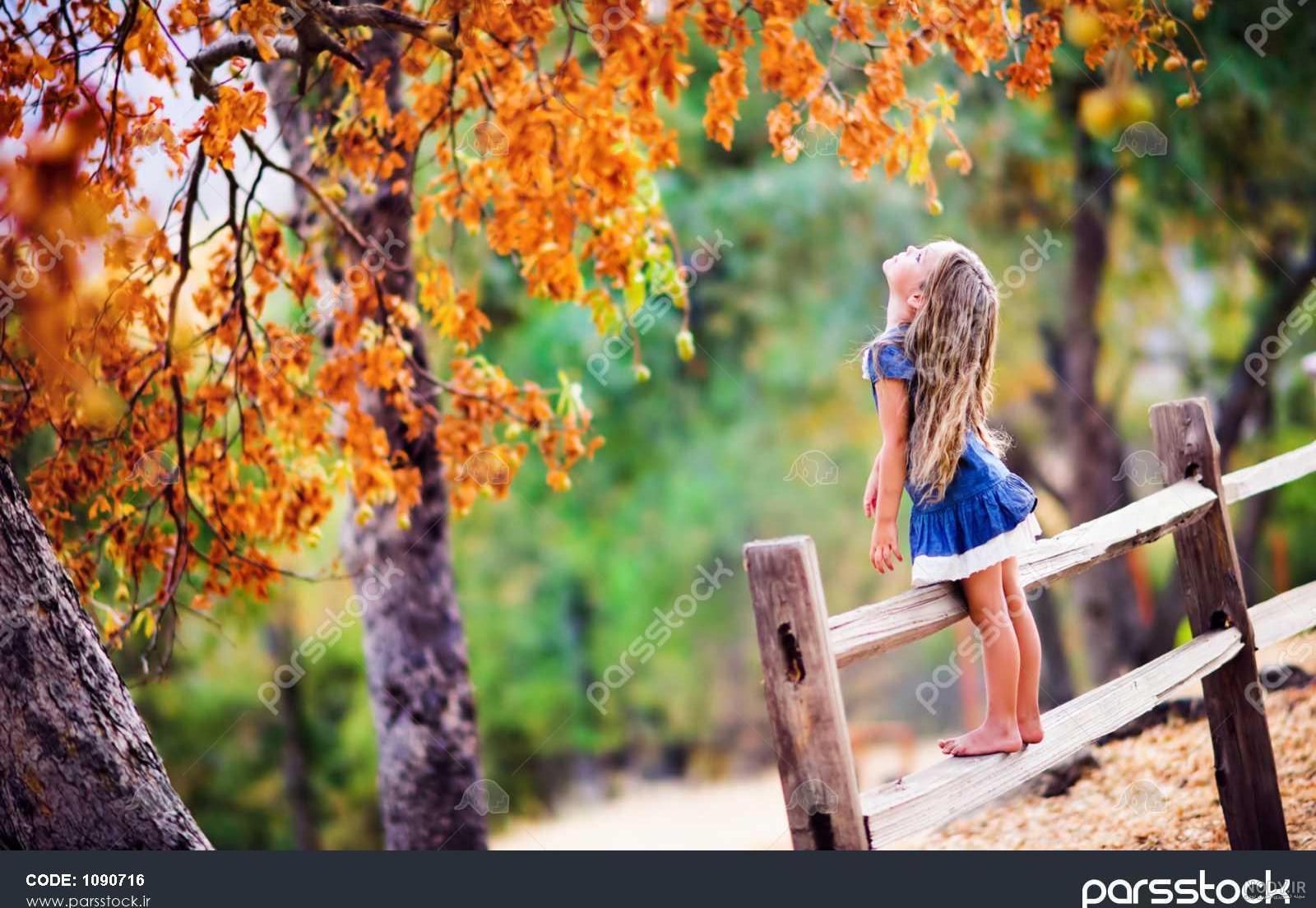 عکس دختری زیبا در پاییز
