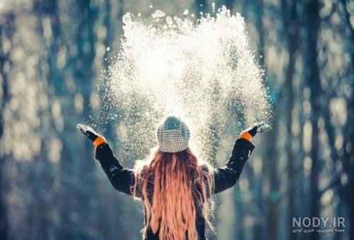  پروفایل دخترانه برای فصل زمستان