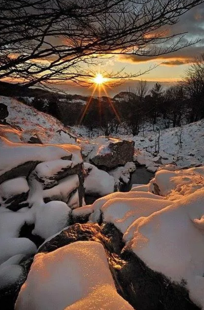 تصاویر غروب زمستان تصاویر غروب زمستان