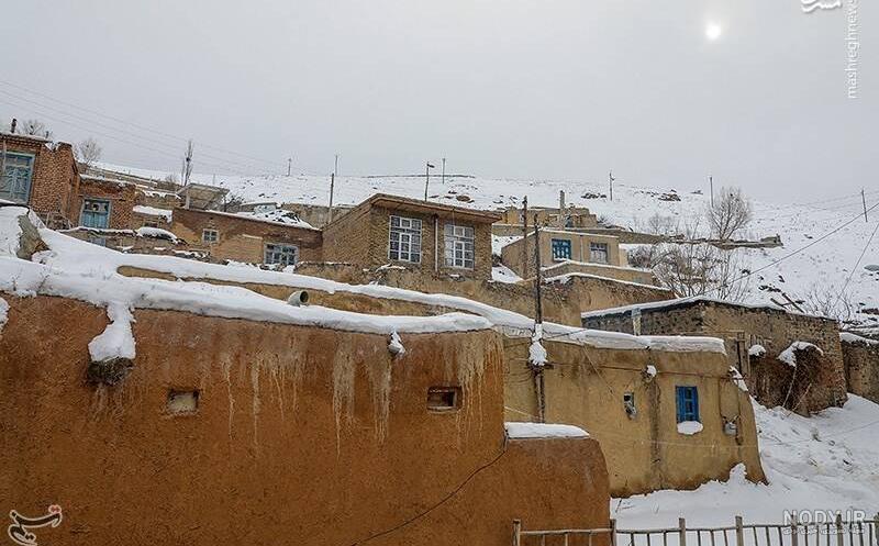 عکس روستای زمستانی