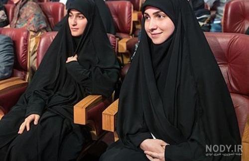 عکس قاسم سلیمانی و همسرش