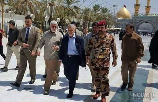عکس حاج قاسم در کربلا