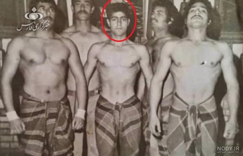 عکس حاج قاسم در زورخانه