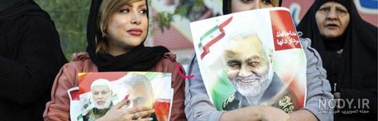 عکس جنازه ی شهید سلیمانی