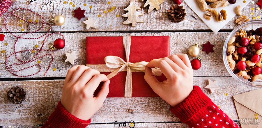 عکس جعبه کادوی کریسمس