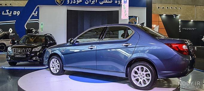 عکس ماشین دنا پلاس آبی