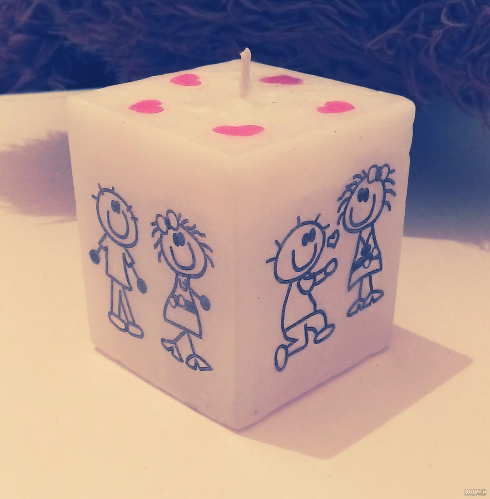 عکس مدل شمع برای ولنتاین
