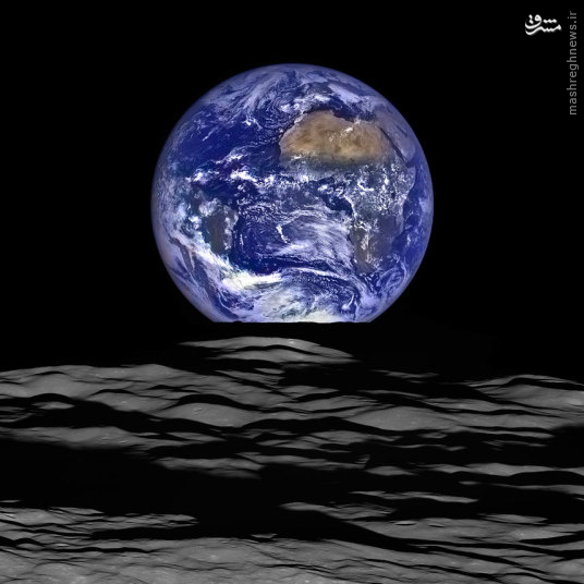 تصاویر زمین از ماه