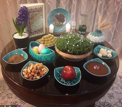 عکس سفره عید نوروز لاکچری