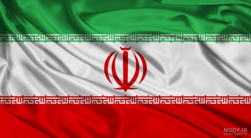 عکس پرچم ایران روی نقشه ایران