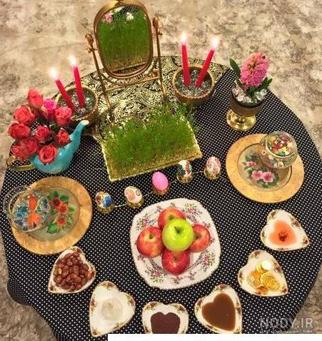 عکس سفره هفت سین نوروز عکس سفره هفت سین نوروز