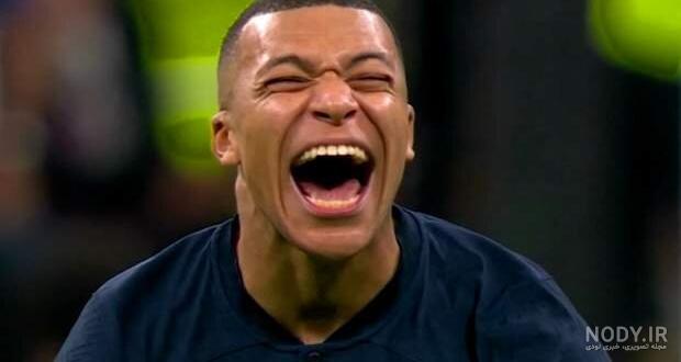 عکس خنده امباپه در جام جهانی