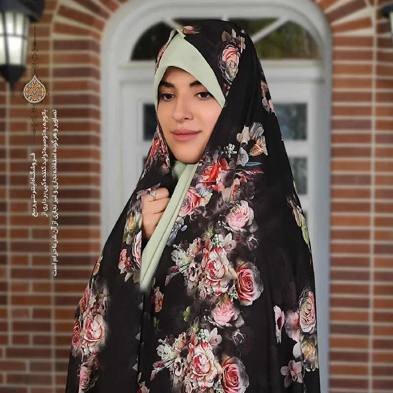 عکس چادر رنگی سه بعدی