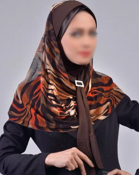 عکس مدل مقنعه کراواتی