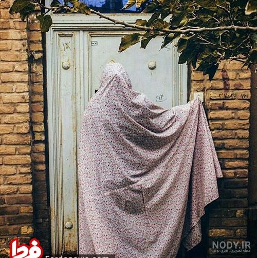 عکس چادر مشکی گلدار عکس چادر مشکی گلدار