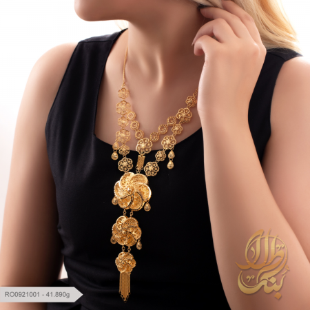 عکس گردنبند طلا بزرگ عربی