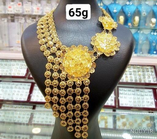 عکس گردنبند طلای عربی