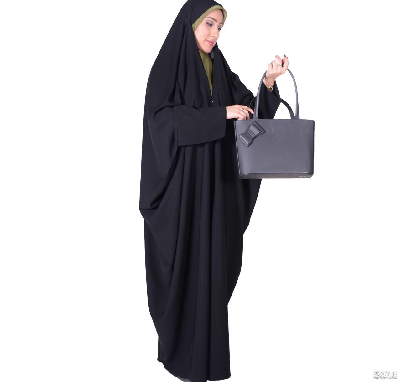 عکس چادر لبنانی نگین دار