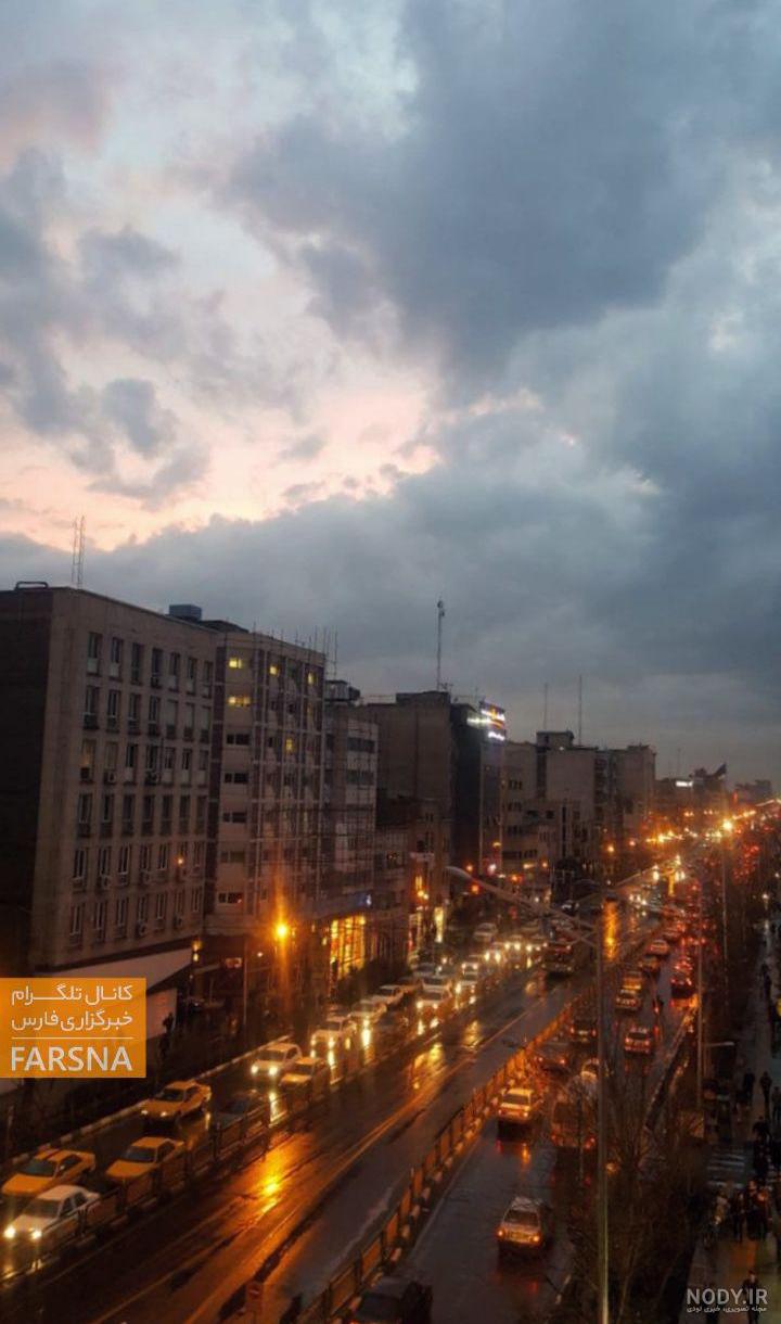 عکس شب بارانی