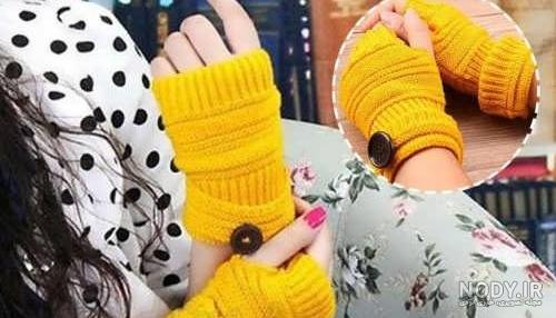 عکسهای دستکش بافتنی دخترانه