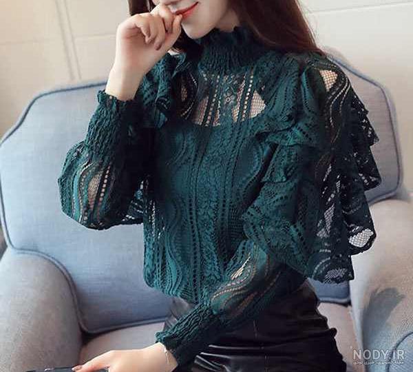 عکس پیراهن گیپور زنانه عکس پیراهن گیپور زنانه