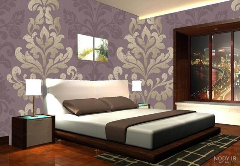 عکس کاغذ دیواری اتاق خواب