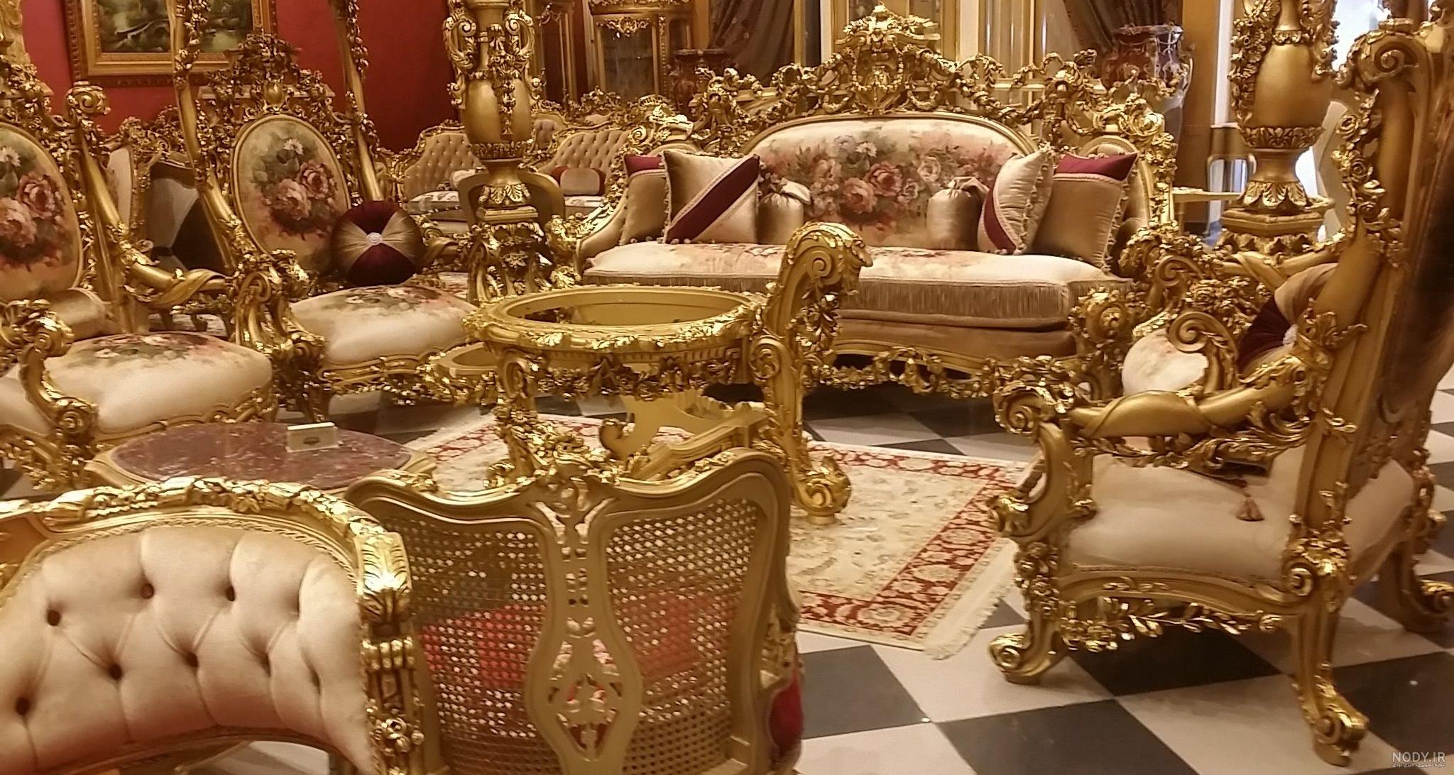 عکس مبل سلطنتی جدید شیک