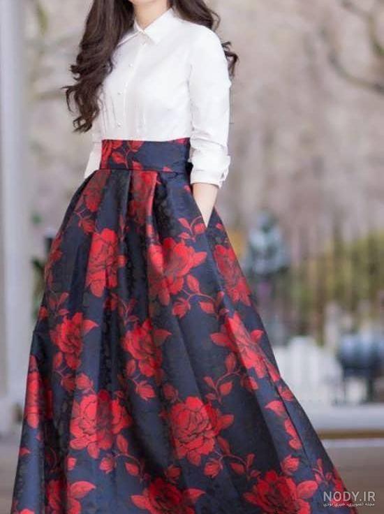 عکس دامن و بلوز عکس دامن و بلوز