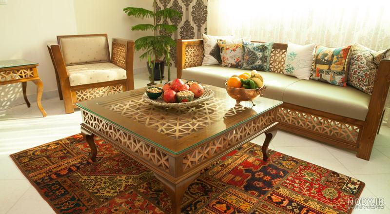 عکس مبلمان چوبی سنتی عکس مبلمان چوبی سنتی