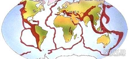 عکس کمربند زلزله