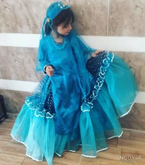 عکس لباس ترکی قشقایی بچه گانه