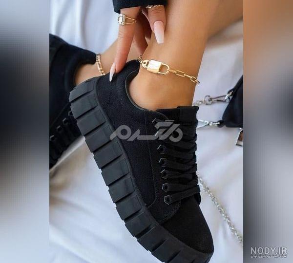 عکس کفش اسپرت دخترانه شیک سفید عکس کفش اسپرت دخترانه شیک سفید