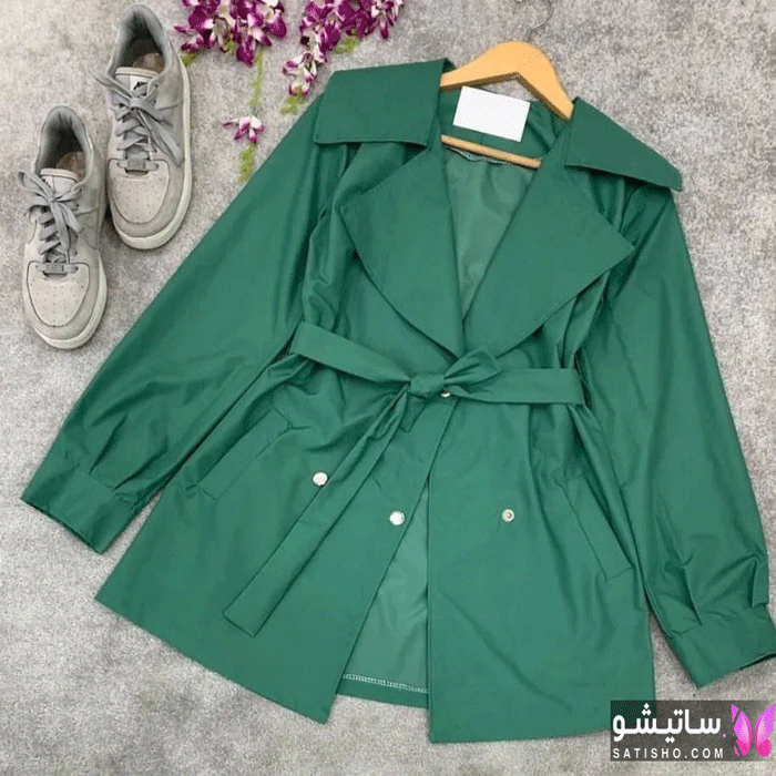 عکس بارانی کوتاه