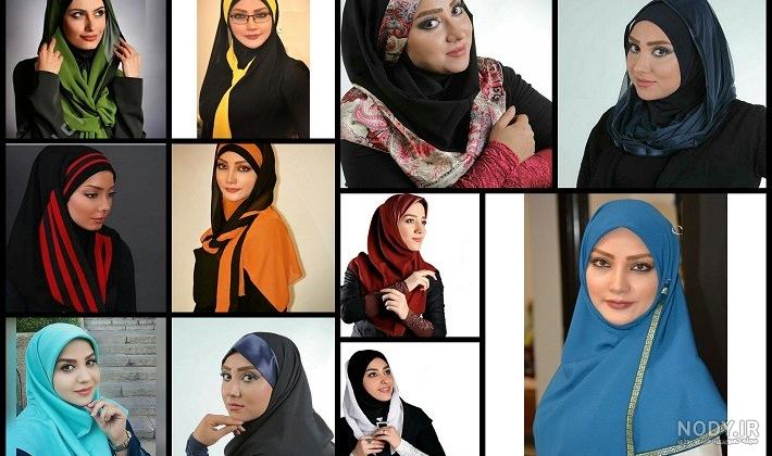عکس انواع مقنعه جدید
