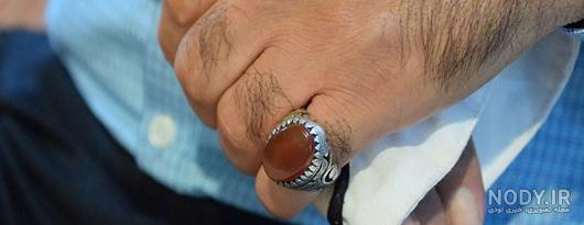 عکس سردار سلیمانی با انگشتر عکس سردار سلیمانی با انگشتر
