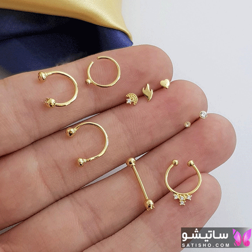 عکس انواع پیرسینگ