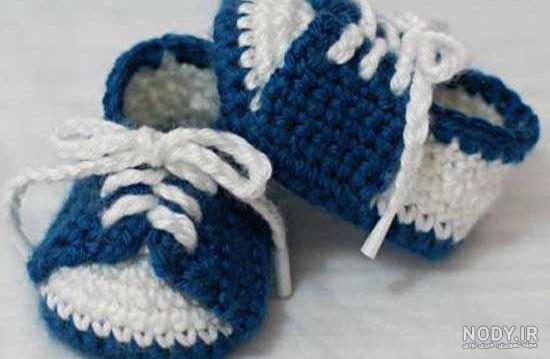 عکس کفش نوزاد پسر برای پروفایل