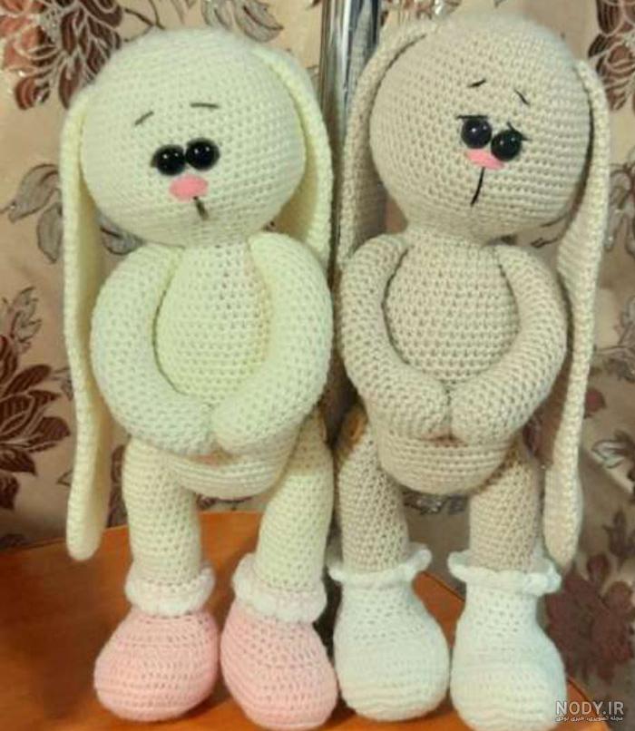عکس بافت عروسک خرگوش