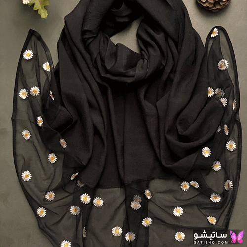 عکس روسری دخترانه مشکی