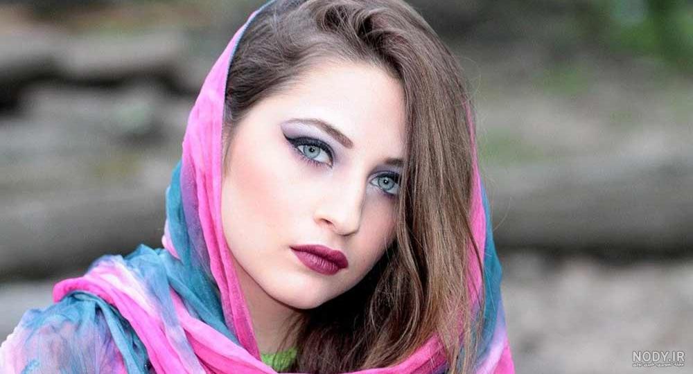 عکس مدل جلو مو زیر شال عکس مدل جلو مو زیر شال