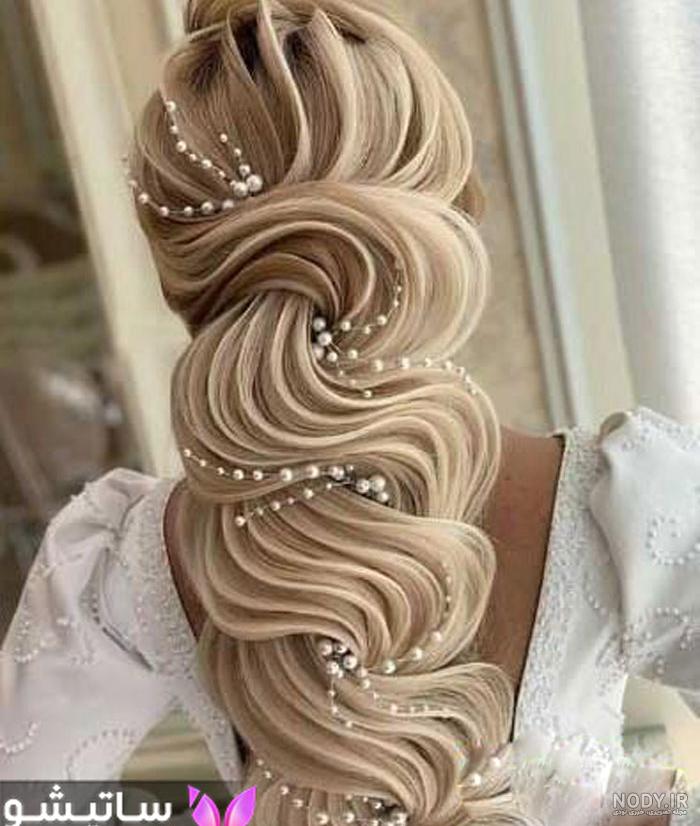 عکس مدل مو باز عروس ایرانی